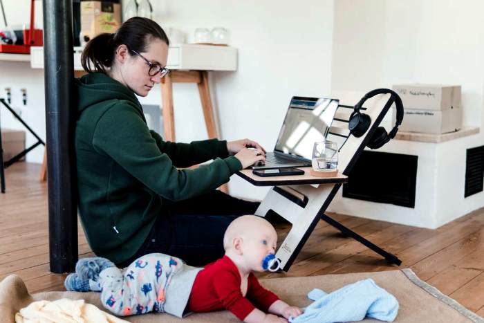Work at Home Mom with Baby