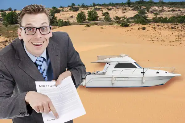 Selling Boats in the Desert